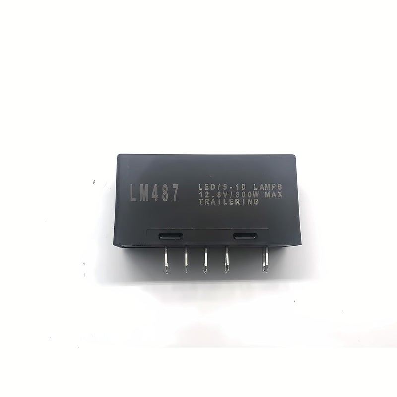 JUNRUO LM487 LED Flasher Relay Fit for Turn Signal Relay Flasher Module Fix Hyper Flash Compatible with GM GMC Chevrolet Silverado 10 Pins，Replace 10383321 15231201 15764135 - Image 2